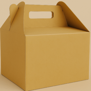 3 Ply Corrugated Food Parcel Takeaway Box With Handle