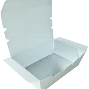Paper Meal Box with Aluminum Foil Laminated