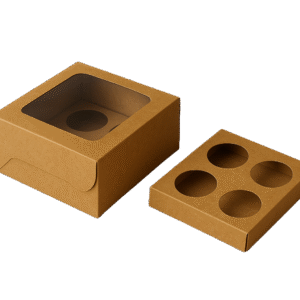 4 Cupcake Window Box