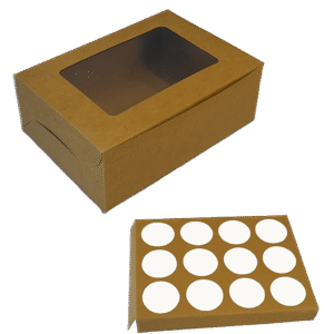 12 Cupcake Window Box