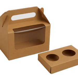 2 Cupcake Window Box With Handle