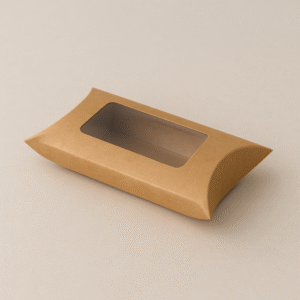 Pillow Wrap Roll Box with window